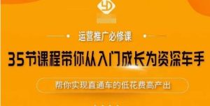 35节课程带你从入门成长为资深车手,让系统学习直通车成为可能,帮你实现直通车的低花费高产出-最全资源库