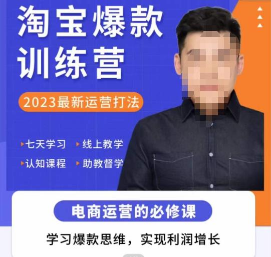爱上黄昏·淘宝爆款训练营，2023最新运营打法，学习爆款思维，实现利润增长-最全资源库