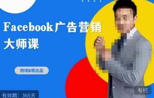 跨境b哥·2023Facebook广告营销大师课,挖掘广告商机,寻找精准客户-最全资源库