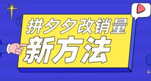 拼多多改销量新方法+卡高投产比操作方法+测图方法等-最全资源库
