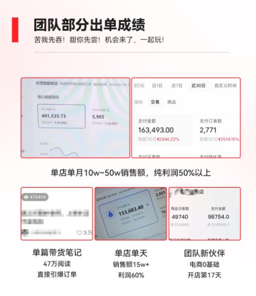 2023小红书电商火爆全网，新晋红利，风口项目，单店收益在3000-30000！-最全资源库