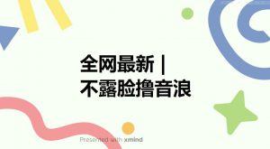 全网最新不露脸撸音浪，跑通自动化成交闭环，实现出单+收徒收益最大化【揭秘】-最全资源库