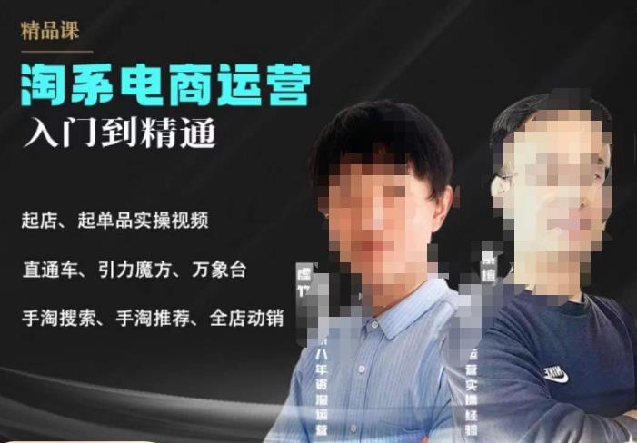 2023手淘搜索实操课+体系化课程，​起店起单品实操视频课程-最全资源库