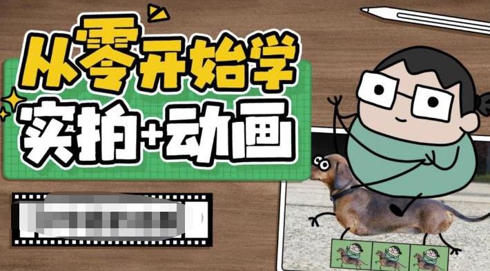 从零开始学实拍加动画，实拍加动画创意教程-最全资源库