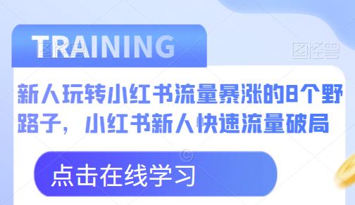 新人玩转小红书流量暴涨的8个野路子,小红书新人快速流量破局-最全资源库