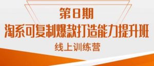 淘系可复制爆款打造能力提升班，这是一套可复制的打爆款标准化流程-最全资源库