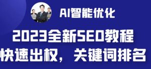 2023最新网站AI智能优化SEO教程，简单快速出权重，AI自动写文章+AI绘画配图-最全资源库