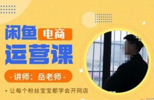 岳老师·闲鱼电商运营课，让每个粉丝宝宝都学会开网店-最全资源库