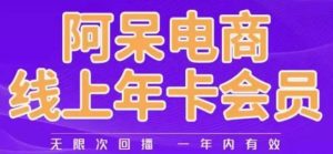 阿呆电商线上年会员，阿呆电商干货分享（更新中）-最全资源库