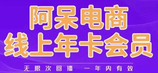 阿呆电商线上年会员，阿呆电商干货分享（更新中）-最全资源库