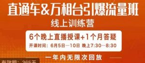 直通车&万相台引爆流量班，6天打通你开直通车·万相台的任督二脉-最全资源库