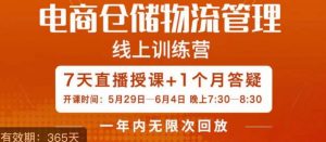 南掌柜·电商仓储物流管理学习班，电商仓储物流是你做大做强的坚强后盾-最全资源库
