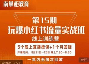 辛言玩爆小红书流量实战班，小红书种草是内容营销的重要流量入口-最全资源库