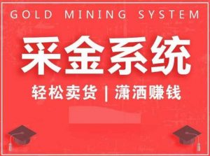 采金系统2.0，私域成交，快速成交收钱，轻松卖货，业绩暴涨，潇洒赚钱-最全资源库