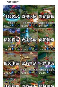 副业拆解：抖音王者荣耀游戏变现副业项目，视频版一条龙实操玩法分享给你-最全资源库