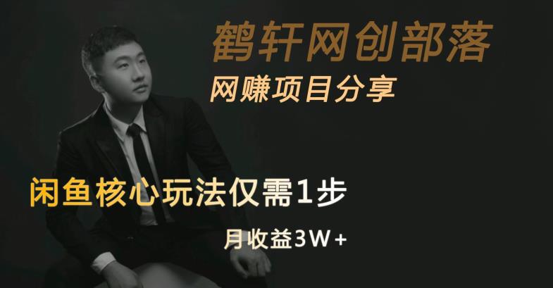 闲鱼核心玩法不卖货也能1年变现20W，玩法简单-最全资源库