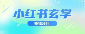小红书玄学项目，直接上手操作，日入500【揭秘】-最全资源库
