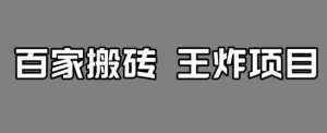 百家最新搬运玩法，单号月入5000+【揭秘】-最全资源库