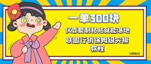 一单轻松300元，仅靠复制粘贴，每天操作一个小时，联盟行销保姆级出单教程，正规长久稳定副业【揭秘】-最全资源库