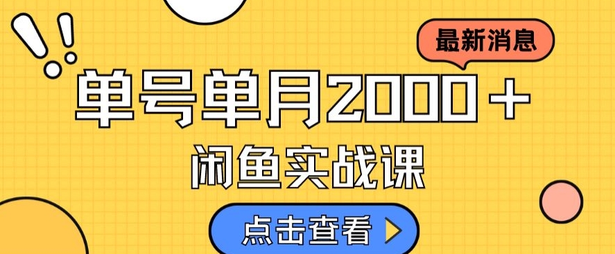 最新闲鱼日入500＋，虚拟资料变现喂饭级讲解-最全资源库