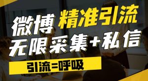 微博最新引流技术，软件提供博文评论采集+私信实现精准引流【揭秘】-最全资源库