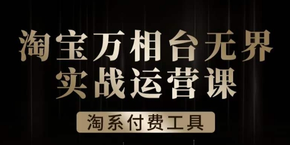 沧海·淘系万相台无界实战运营课，万相台无界实操全案例解析-最全资源库