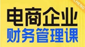 电商企业财务管理线上课，为电商企业规划财税-最全资源库