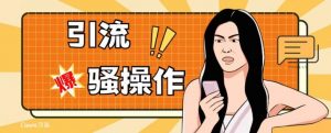 最新引流骚操作，单账号日引50-100，简单粗暴，适合于小白各行各业都可以进行操作，精准粉丝加到爆-最全资源库