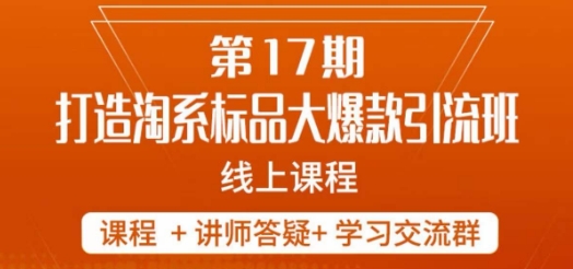 南掌柜-第17期打造淘系标品大爆款，5天线上课-最全资源库
