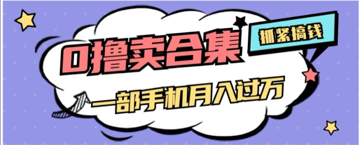 0撸项目月入过万,售卖全套ai工具合集,一单29.9元,一部手机即可【揭秘】-最全资源库