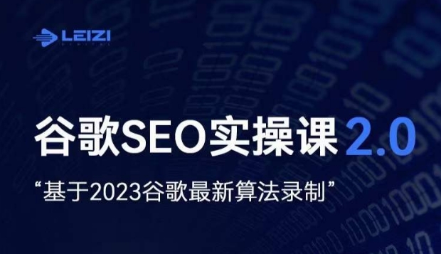 雷子·谷歌SEO 2.0实战课，独立站询盘自由必备，基于2023谷歌最新算法录制-最全资源库