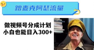 蹭麦克阿瑟热点，做视频号分成计划，小白三分钟一条日入300+【揭秘】-最全资源库