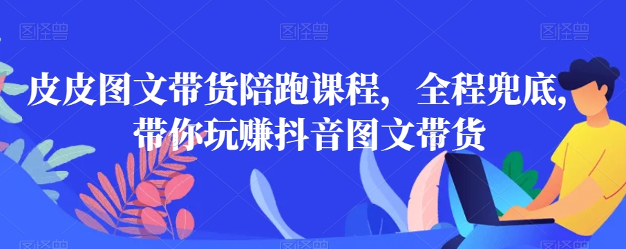 皮皮图文带货陪跑课程,全程兜底,带你玩赚抖音图文带货-最全资源库