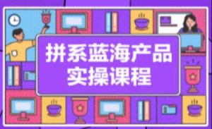 拼系冷门蓝海产品实操课程,从注册店铺到选品上架到流量维护环环相扣-最全资源库