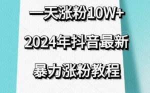 抖音最新暴力涨粉教程，视频去重，一天涨粉10w+，效果太暴力了，刷新你们的认知【揭秘】-最全资源库