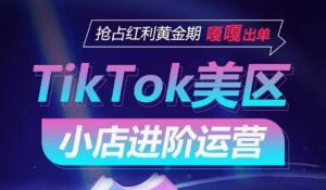 TikTok Shop美区小店进阶运营,抢占红利黄金期 嘎嘎出单-最全资源库
