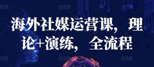 海外社媒运营课,理论+演练,全流程-最全资源库
