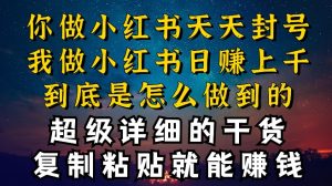 都知道小红书能引流私域变现，可为什么我能一天引流几十人变现上千，但你却频频封号违规被限流【揭秘】-最全资源库