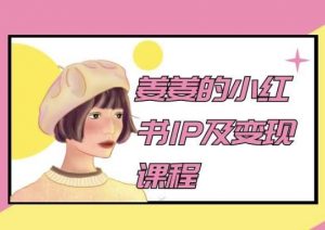 姜姜的小红书IP及变现课程，姜姜小红书2024-最全资源库
