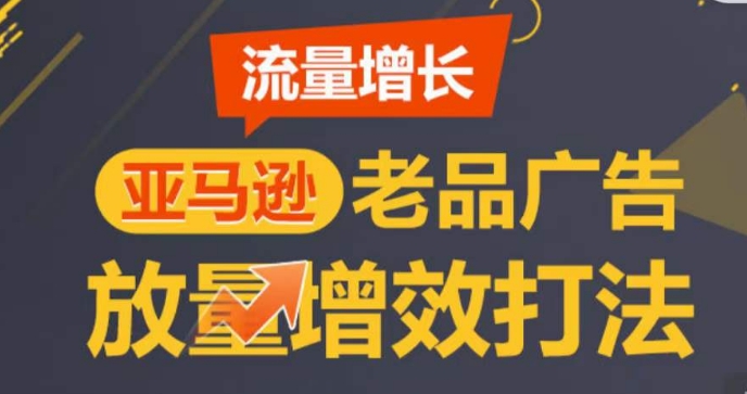 亚马逊流量增长-老品广告放量增效打法,循序渐进,打造更多TOP listing-最全资源库