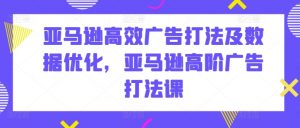 亚马逊高效广告打法及数据优化，亚马逊高阶广告打法课-最全资源库