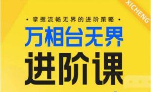 电商万相台无界进阶课,掌握流畅无界的进阶策略-最全资源库