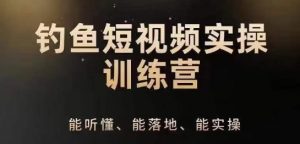 0基础学习钓鱼短视频系统运营实操技巧,钓鱼再到系统性讲解定位ip策划技巧-最全资源库