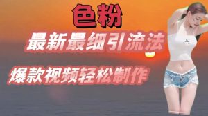 se粉最新最细引流法，七天螺旋起号法，爆款视频轻松制作【揭秘】-最全资源库