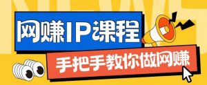 ip合伙人打造1.0,从0到1教你做网创,实现月入过万【揭秘】-最全资源库