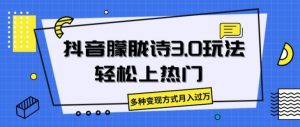 抖音朦胧诗3.0.轻松上热门,多种变现方式月入过万【揭秘】-最全资源库