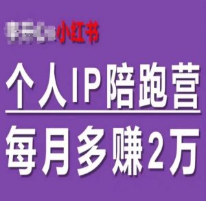 小红书个人IP陪跑营，60天拥有自动转化成交的双渠道个人IP，每月多赚2w-最全资源库
