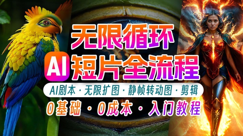 AI剪辑无限循环画面：新手轻松月入上万的秘技【揭秘】-最全资源库