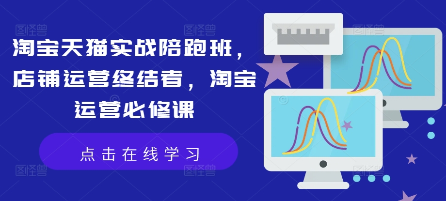 淘宝天猫实战陪跑班，店铺运营终结者，淘宝运营必修课-最全资源库