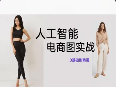 人工智能SD电商图实战，ai绘图0基础到精通-最全资源库